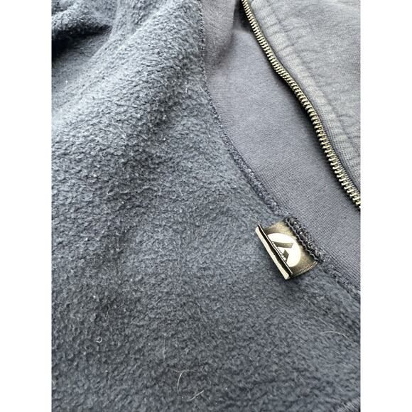 American Giant Hoodie Womens Medium Blue Long Sleeve Zip Up Sweatshirt Adult - Picture 12 of 16